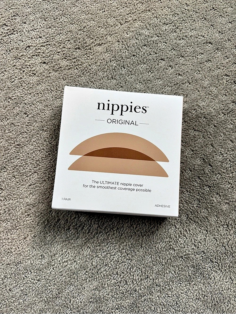 Nippies Original Adhesive Nipple Covers NUDE NWT